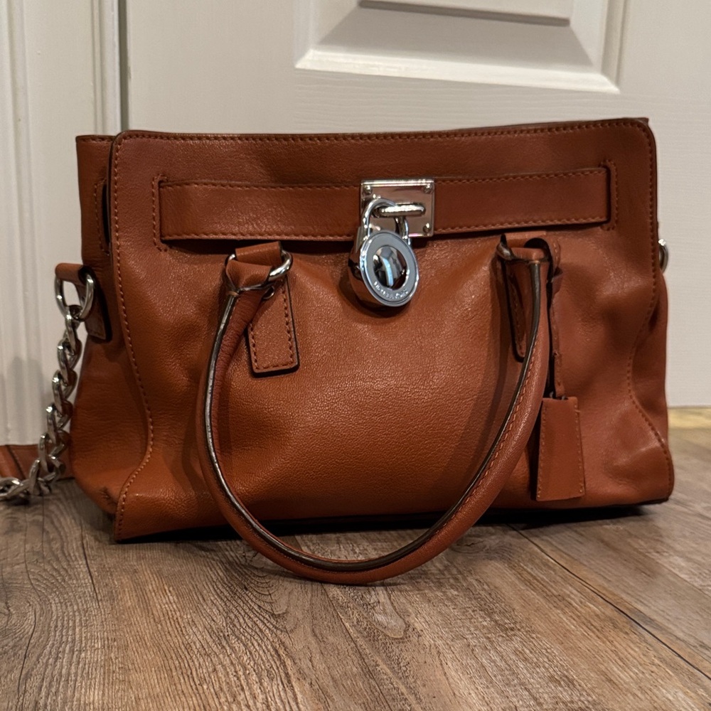Michael Kors Tan Leather Satchel